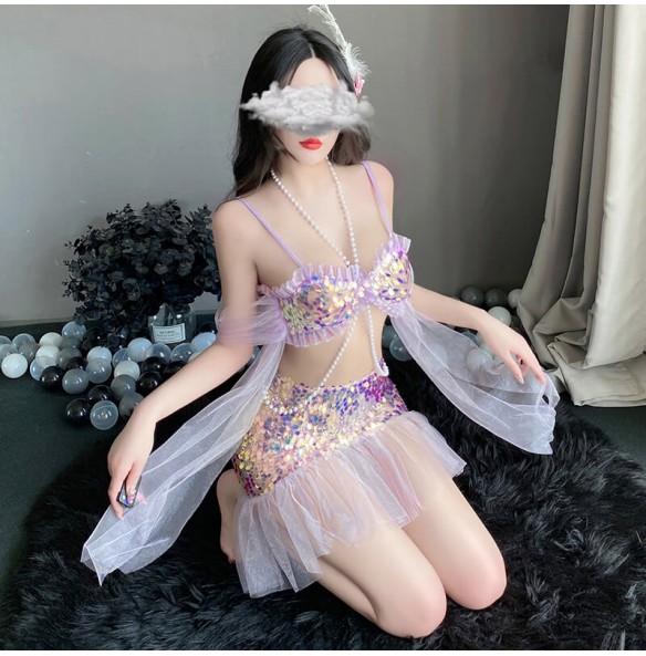 FEE ET MOI - Fantasy Mermaid Princess Dress (Purple) FEE ET MOI - Fantasy Mermaid Princess Dress (Purple)